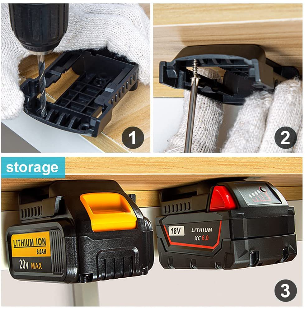 Applicable to Dr./Dewei/Makita/Mivochi/Baide 14.4 V-18V Battery Tool Belt Buckle Sheath