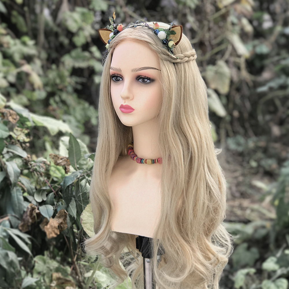 新款少女假髮頭模 cos假髮首飾頭模仿真美女模特頭亞洲臉型假人頭
