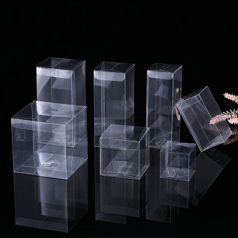 pvc packaging box spot transparent food pet folding box matte pp plastic small box toothbrush packaging box custom