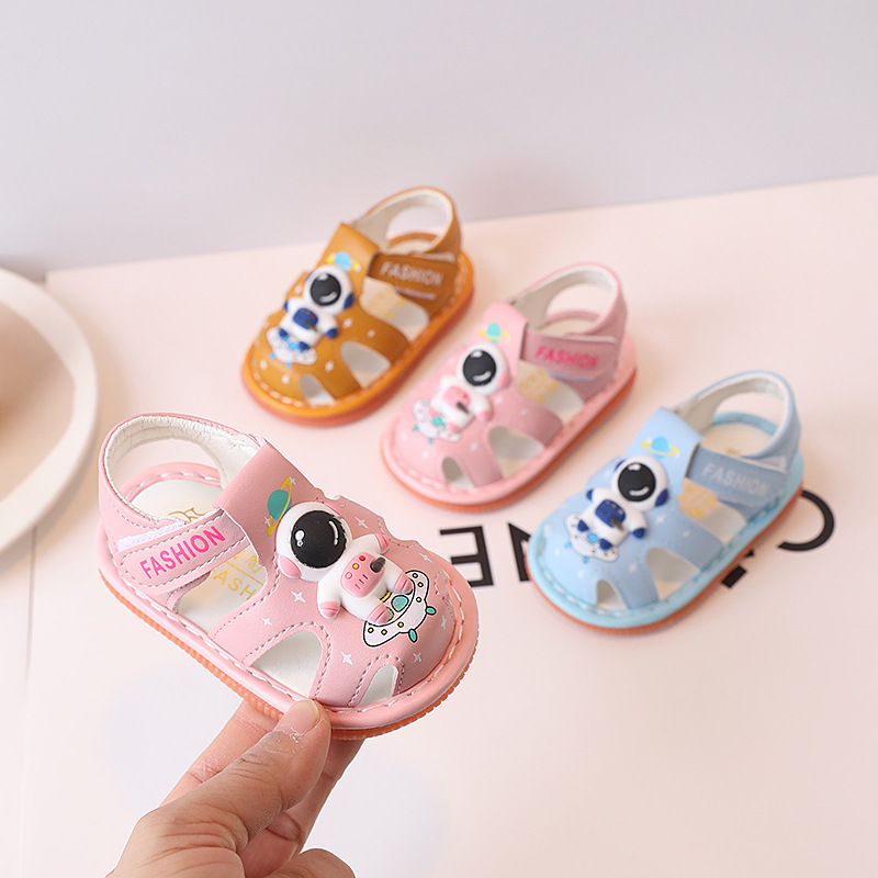 A generation of baby Baotou sandals spring and summer Boys 0-2 years old 3 infant baby girl toddler call shoes soft sole