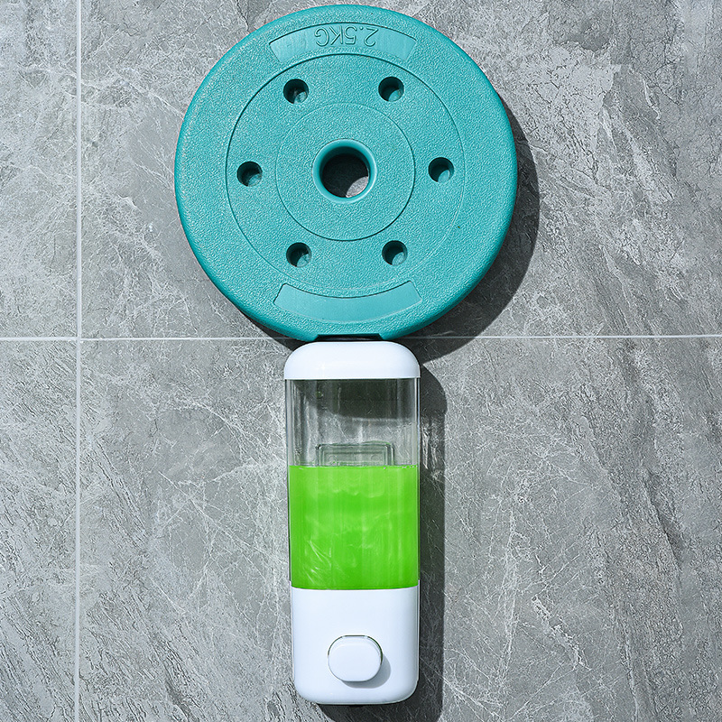 Punch-free Wall-mounted Soap Dispenser Non-marking Fixed Hotel Press Shampoo Bath Cream Soap Dispenser Bathroom