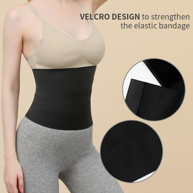 New Elastic Belt Yoga Fitness Abdominal Belt Women's Sports Belt Lined Waist Trainer Wholesale