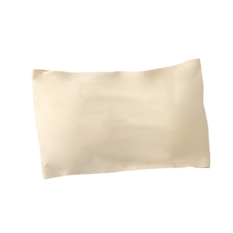 Ice silk one-word circumference strapless tube top anti-light invisible bra with breast pad wrapped breast non-slip summer Women
