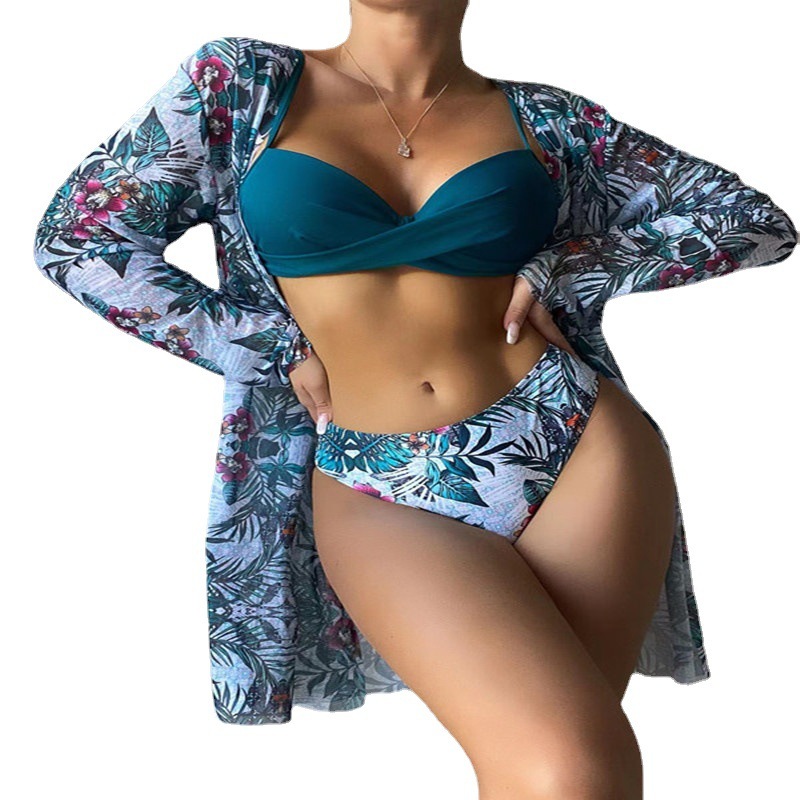2022新型水着欧米の三点セットは欧米の女装クロスボーダービキニの分体水着女性bikinをカバーしています。|undefined