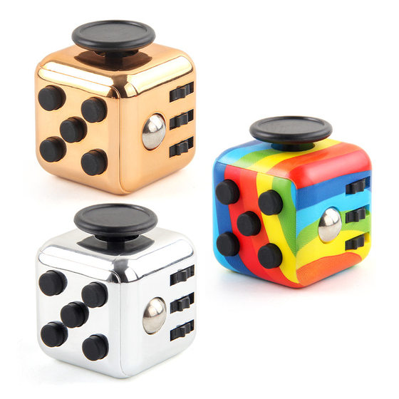 Factory wholesale finger vent toy decompression infinite cube Magic decompression DICE creative decompression artifact