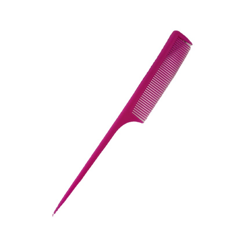 Plastic children's comb shaped hair comb sewing edge pointed comb girl household small comb fine-tooth comb wholesale