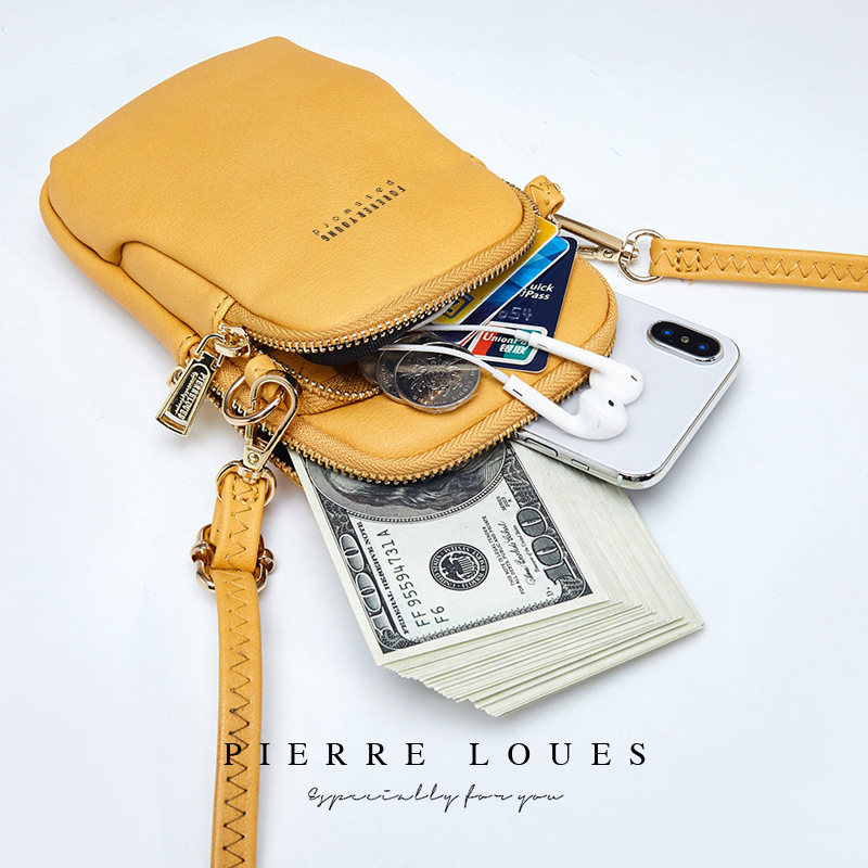 Cross-border bag 2024 new ladies mobile phone bag fashion simple shoulder messenger bag Korea PU women's bag wholesale
