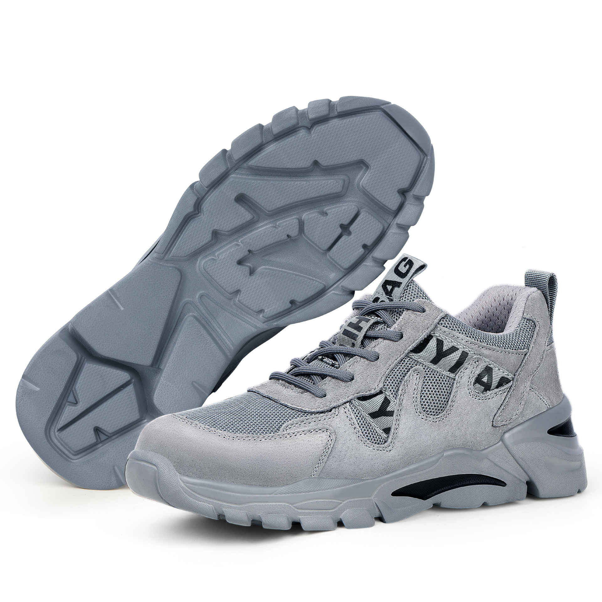 Lightweight labor protection shoes men's wholesale new anti-smashing anti-piercing steel baotou four-season safety protection work shoes cross-border