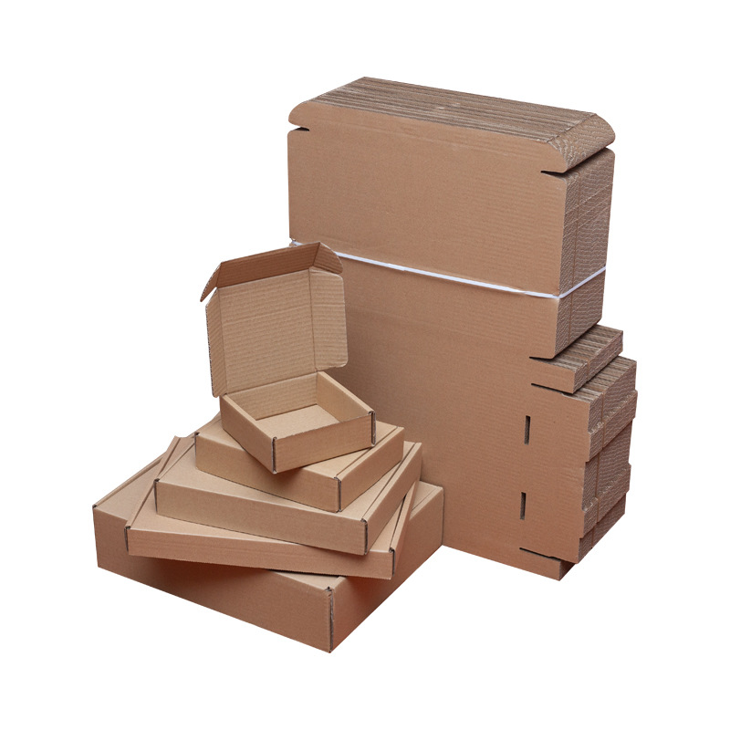 Flying machine box express carton 50 white clothing packaging carton flying machine box ins wind high color value carton 1