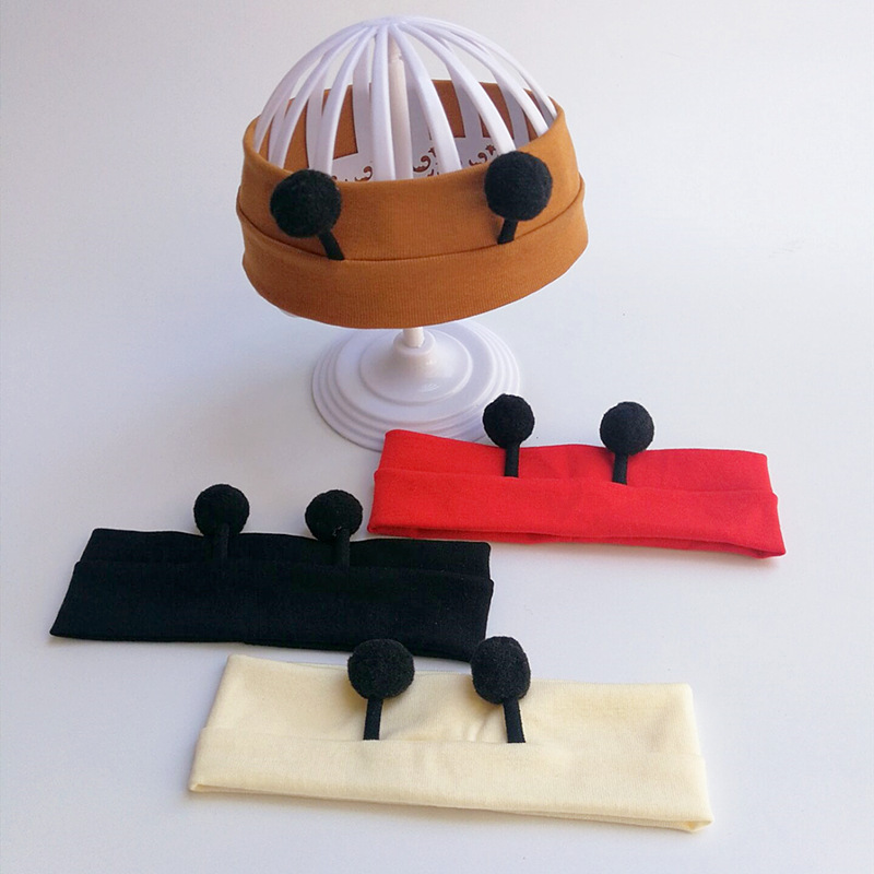New Baby Halogen Hair Band Spring and Autumn Solid Color Bee Ears Cute Halogen Hat Baby Newborn Headwear