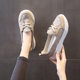 Leg Lazy Shoes Slip-on Cross-border Four Seasons Casual Women's Shoes 2023 New Style Mother's Shoes Low-top Flat Walking Shoes