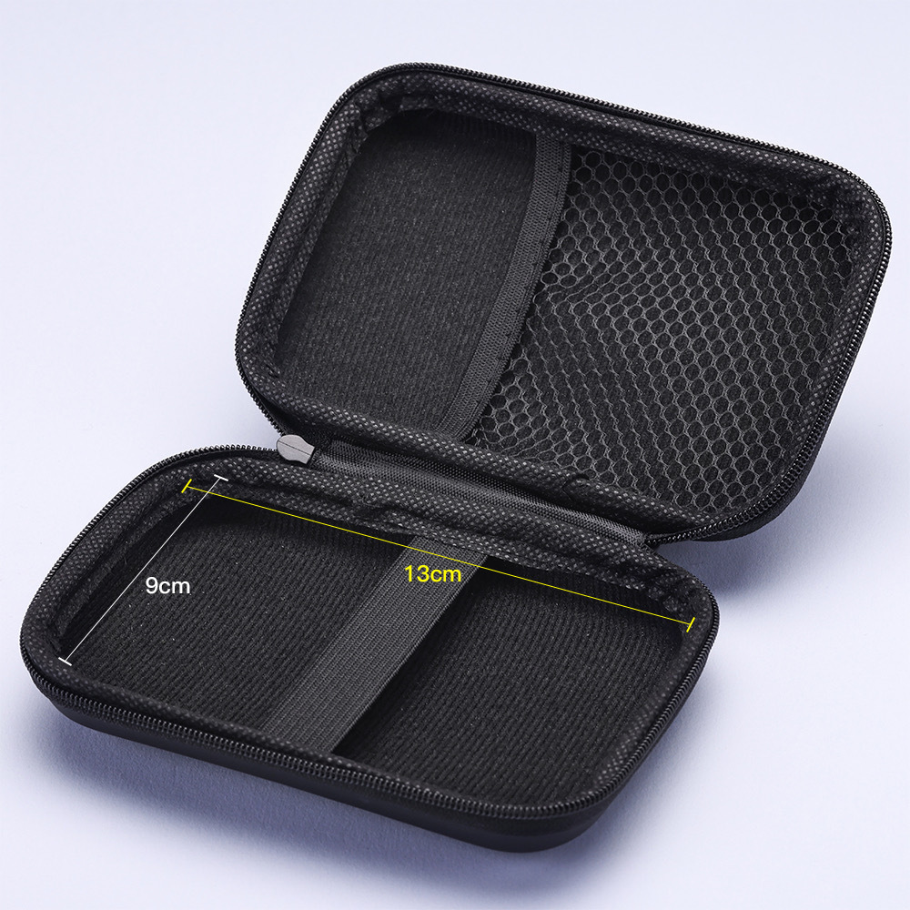 Eva earphone bag 2.5 inch hard disk storage bag mobile power storage box corner widened version 14*10*4cm