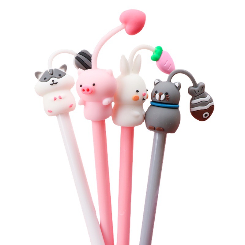 South Korea creative cartoon cute pet garden gel pen fresh cute student exam water pen writing signature pen