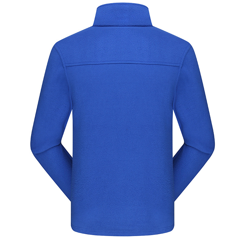 Couple's Fleece-lined Thickened Fleece-lined Jacket Composite Double-sided Polar Fleece Jacket Cardigan Fleece-lined Thickened Collar