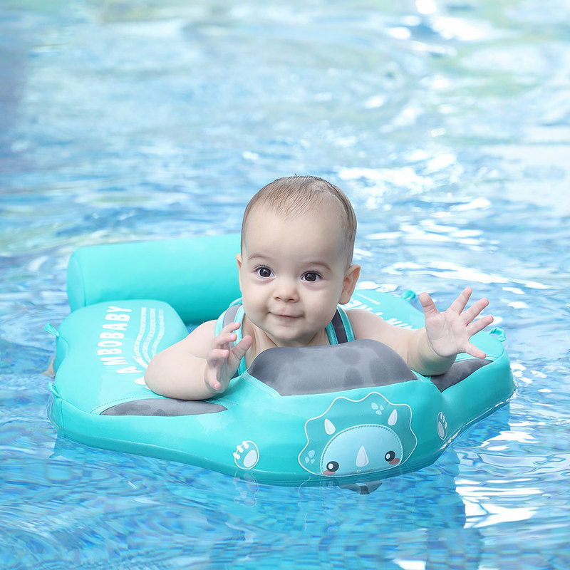 マンボウbaby 5点式防護腹ばい輪日よけ横転防止空気入れ水泳輪卸売り赤ちゃん|undefined