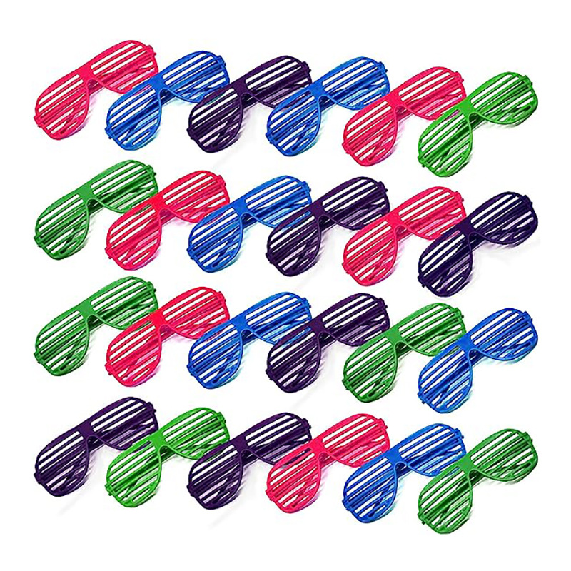 Factory wholesale blinds glasses unisex colorful glasses frame ball party dress glasses cross-border e-commerce