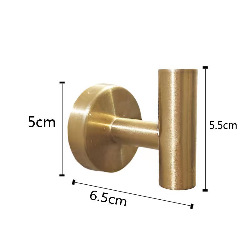 Stainless steel hook kitchen hook coat hook punch-free hook wall hanging creative bathroom coat hook factory straight