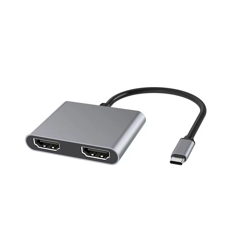 フォーインワン タイプ C からデュアル HDMI USB 3.0 Pd 高速充電 4k HD コンバータ ハブ拡張ドック|undefined