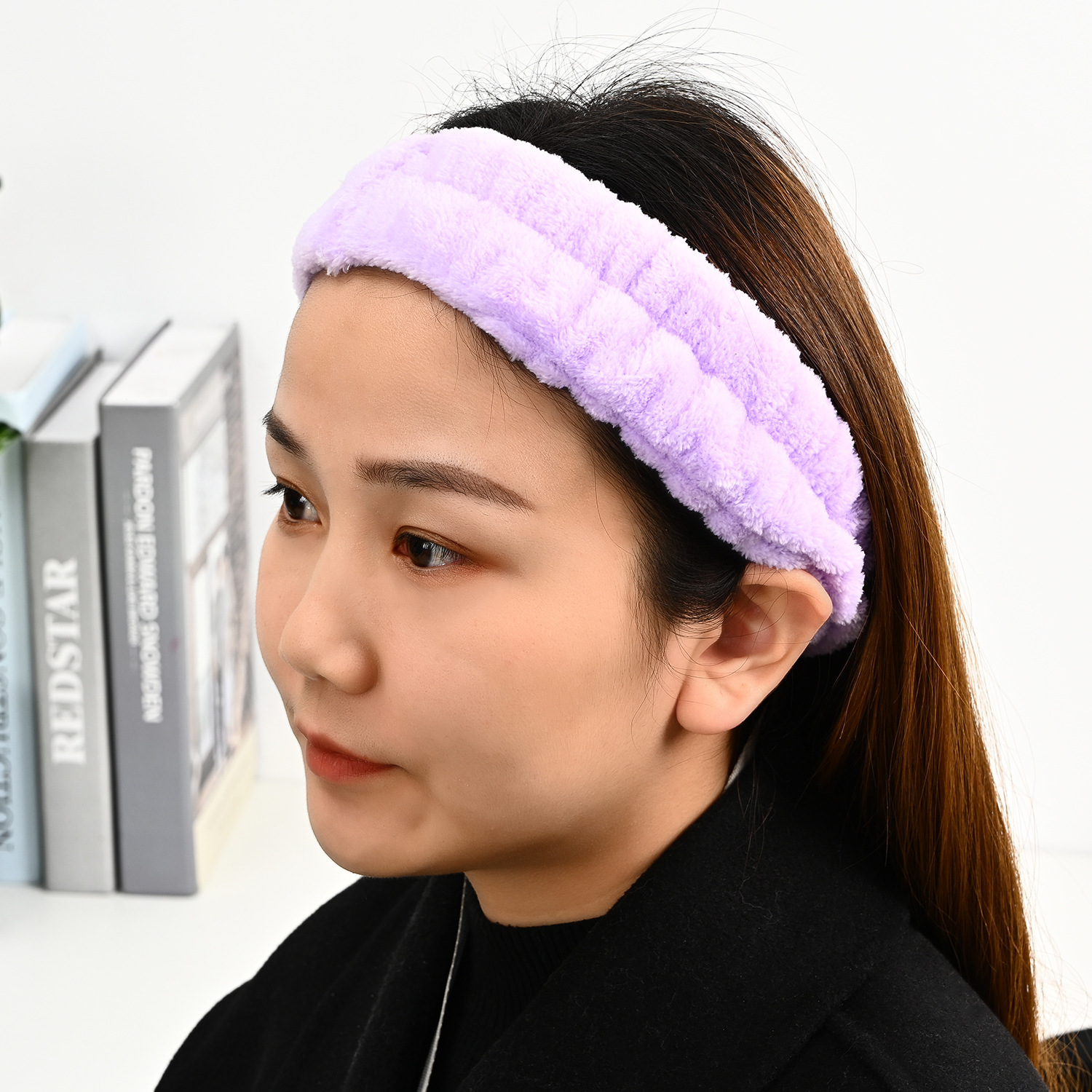 Any hair band semi-finished solid color headband makeup face washing hair band female Yiwu factory direct supply hair band hair band