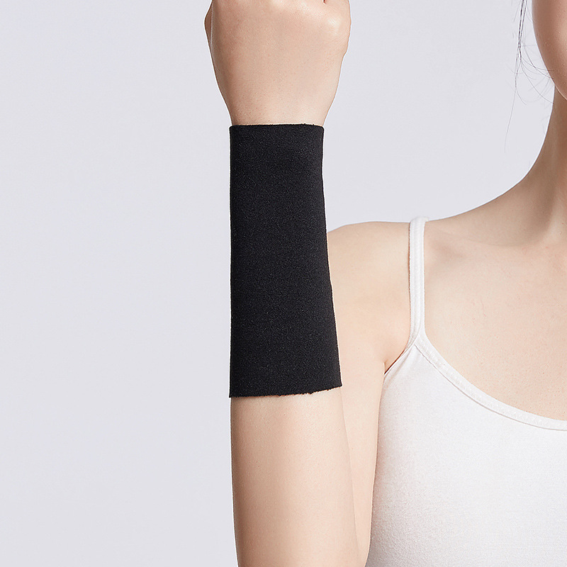 Velvet Wrist Guard Elbow Guard Men's and Women's Spring and Summer Cold-proof Thin Arm Guard Warm Breathable Joint Sweat Wrist Protection Movement
