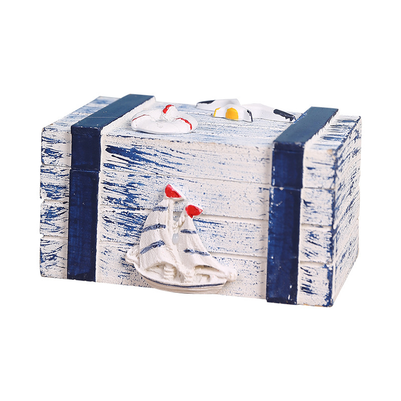 Cross-border Mediterranean mini jewelry box ring necklace earrings storage home Ocean style decorative shell storage box