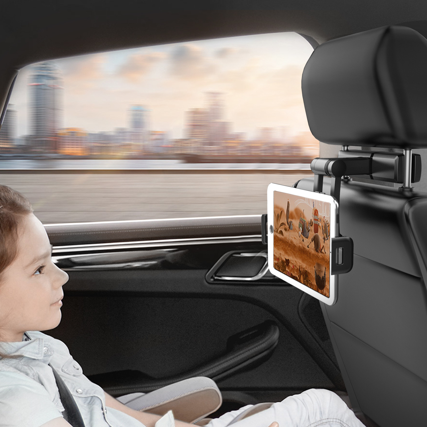 Lazy Car Handy Teleskophalterung Autositzhalterung Autositz Handy Tablet Halterung_voghion.com