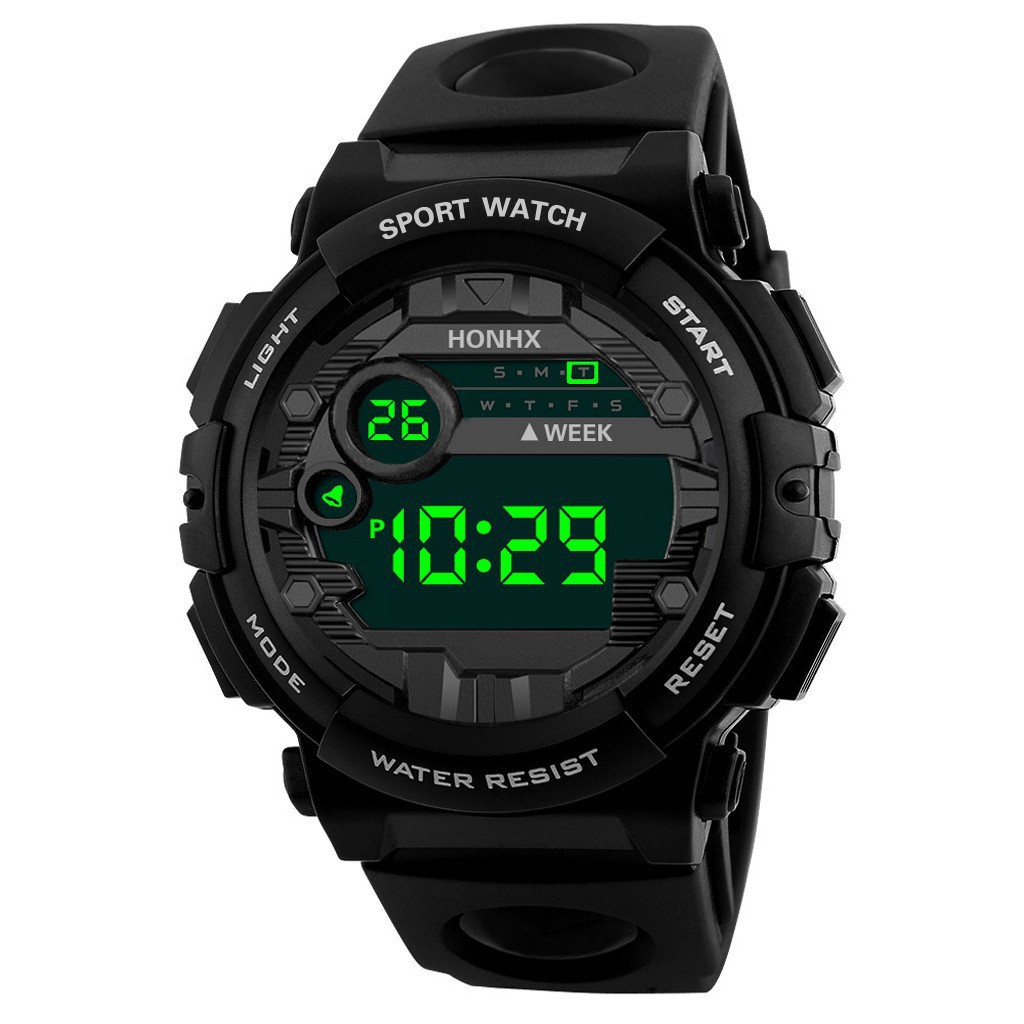 Factory direct approval of male and female students large dial cool fashion youth outdoor leisure sports luminous waterproof electronic watch