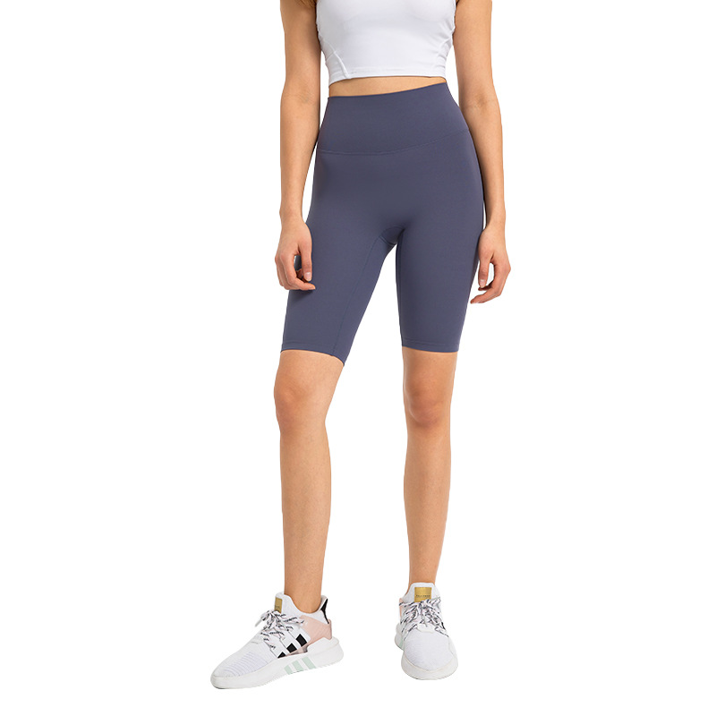 Spring and Summer New Arrival No Embarrassment Line Tight Pants High Waist Hip Yoga Fitness Shorts Women DK184
