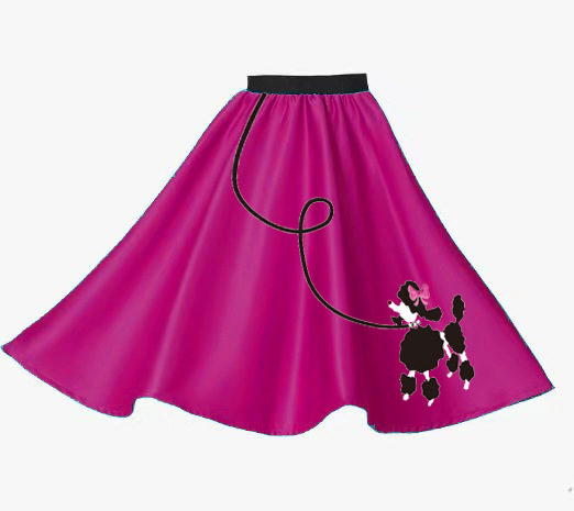 Amazon European and American Girl's Wear Retro Hepburn Cartoon Printed Skirt Amazon Explosions Clothing