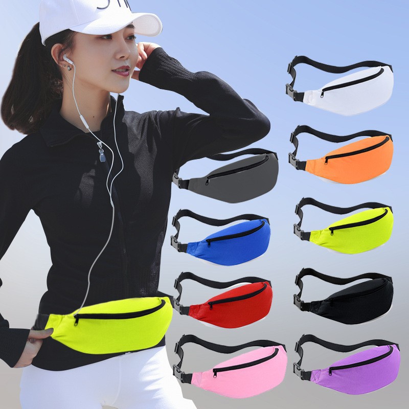 Sports bag Shoulder Bag Men's Outdoor waist bag Women's Running bag cycling bag Korean fashion fitness pouch cashier bag