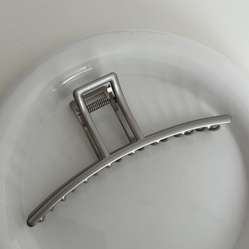 Fermaglio per capelli di alta qualità, fiocco, fermaglio per capelli a forma di squalo, testa a sfera, forcina in metallo, grande copricapo con coda di cavallo_voghion.com