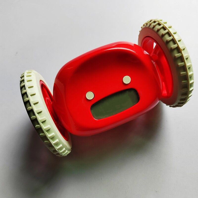 Running alarm clock student hiding wheel novelty lazy running clock wholesale gift creative electronic small alarm clock