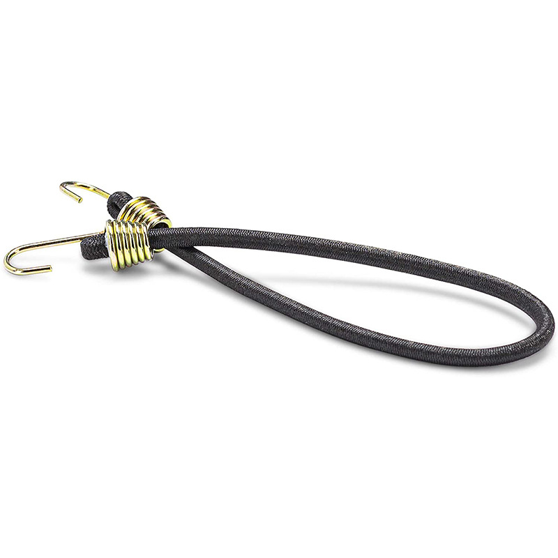Cross-border 4mm latex mini rope luggage rope bundle elastic strap fixed elastic rope socket fixed small hook