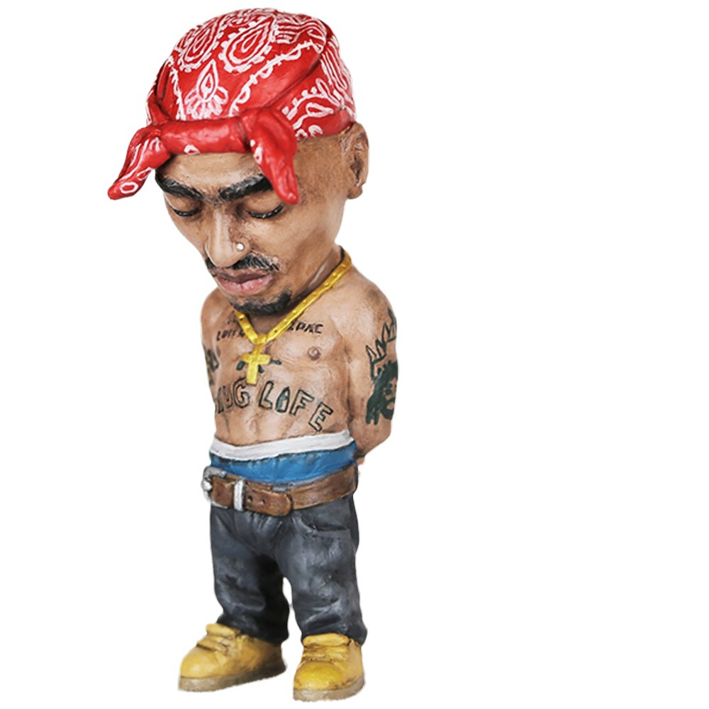 Cross-border headscarf tattoo artist decoration design sunglasses suit black hip hop American personality trend rap rap