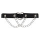 C0337 Cross-border Diablo Exaggerated Leg Ring Leather Love Chain Rivet Geometric Harajuku Style Leg Chain Foot Ring Female