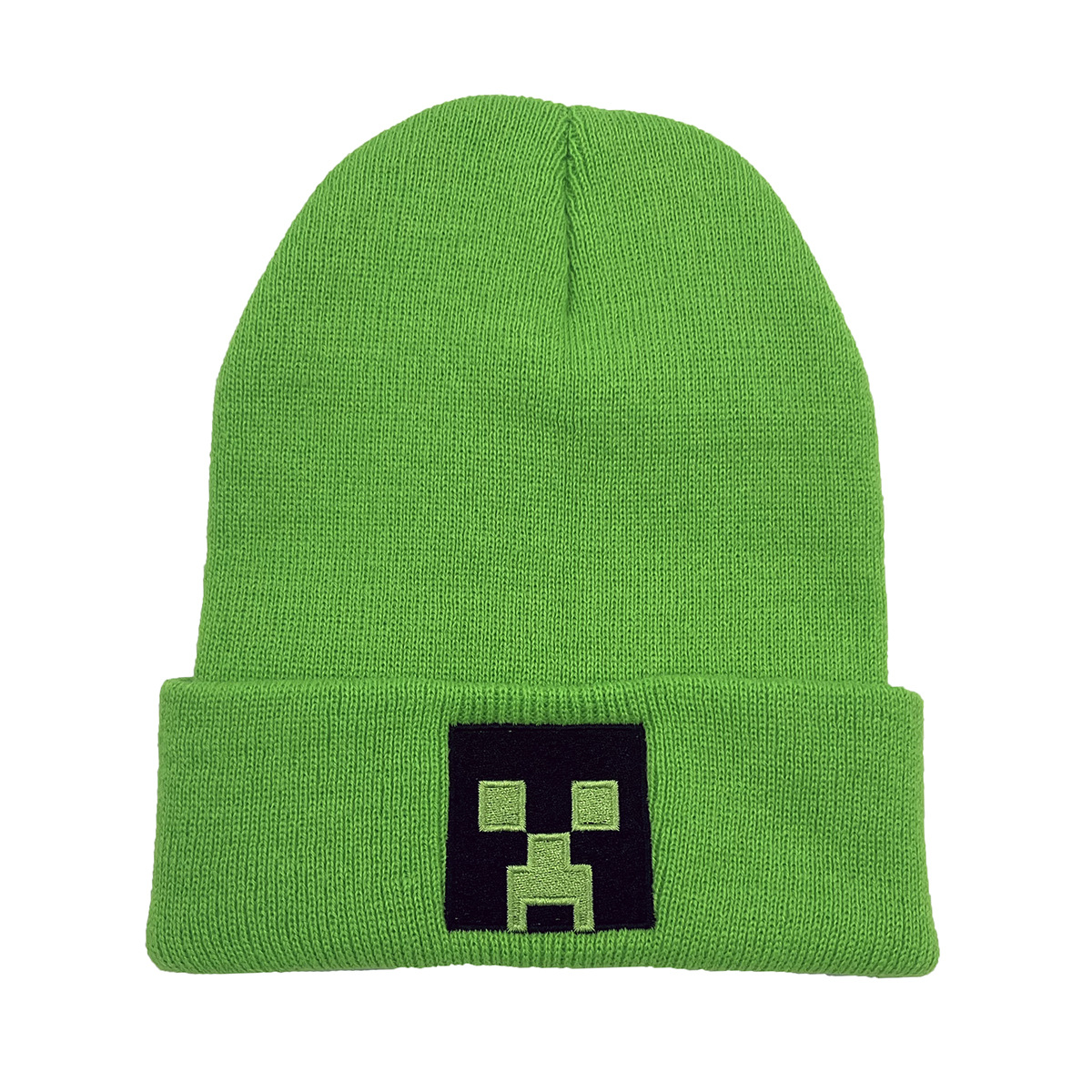 European and American cross-border beanie hat game my world embroidery wool knitted hat men's and women's autumn and winter warm hat cold hat