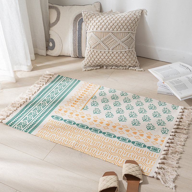 Foreign Trade Nordic Carpet Living Room Moroccan ins Style Advanced Sofa Coffee Table Blanket Bedroom Mat Simple Floor Mat
