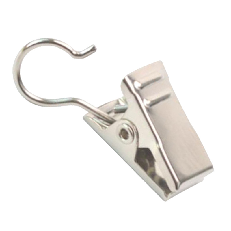 Curtain clip hook paint clip buckle accessories strong shower curtain clip load-bearing thick clip durable stainless steel