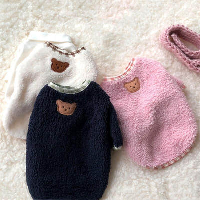 Pet dog dog clothing cat clothes autumn and winter new warm Bomei teddy bear best selling factory wholesale