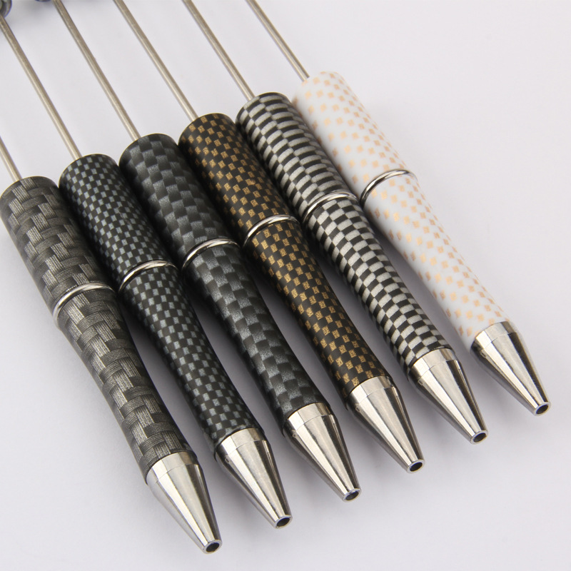 Creative DIY plastic beaded pen personality ballpoint pen student office plastic appearance plastic beaded pen wholesale