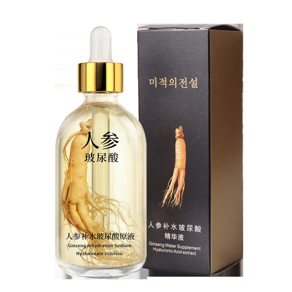 Serum with ginseng with hyaluronic acid, bottle