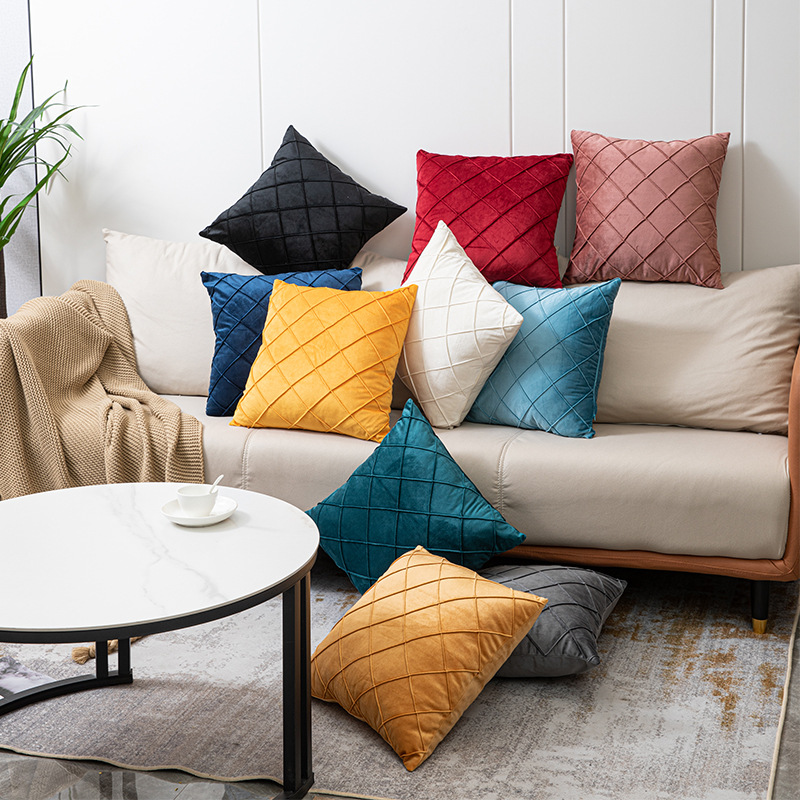 Sofa pillow Dutch velvet pillow home sofa decorative pillow pillowcase cross-border popular Amazon pillow ins