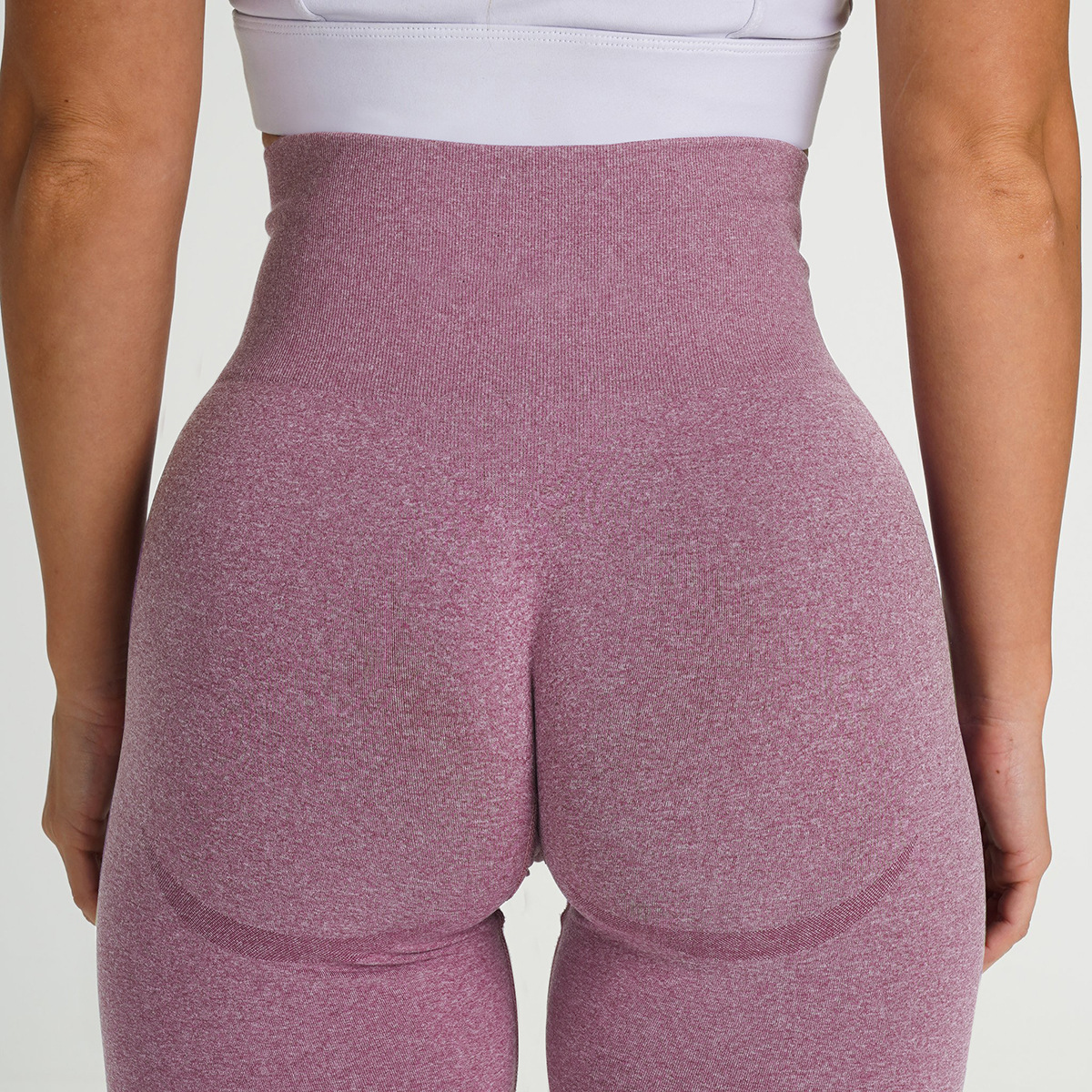 European and American Small Crescent High Waist Hip-lifting Fitness Pants Women's High Stretch Quick-drying Tight Sports Pants Internet Celebrity Peach Yoga Pants