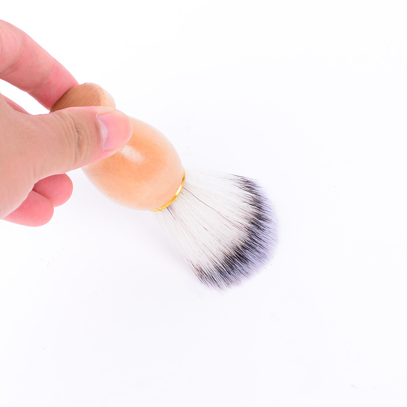 Men's beard brush shaving brush cleansing brush nylon wool brush new portable beard brush beauty tools manufacturers