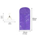 Purple bag (including platinum clip); no independent packaging; non-woven fabric