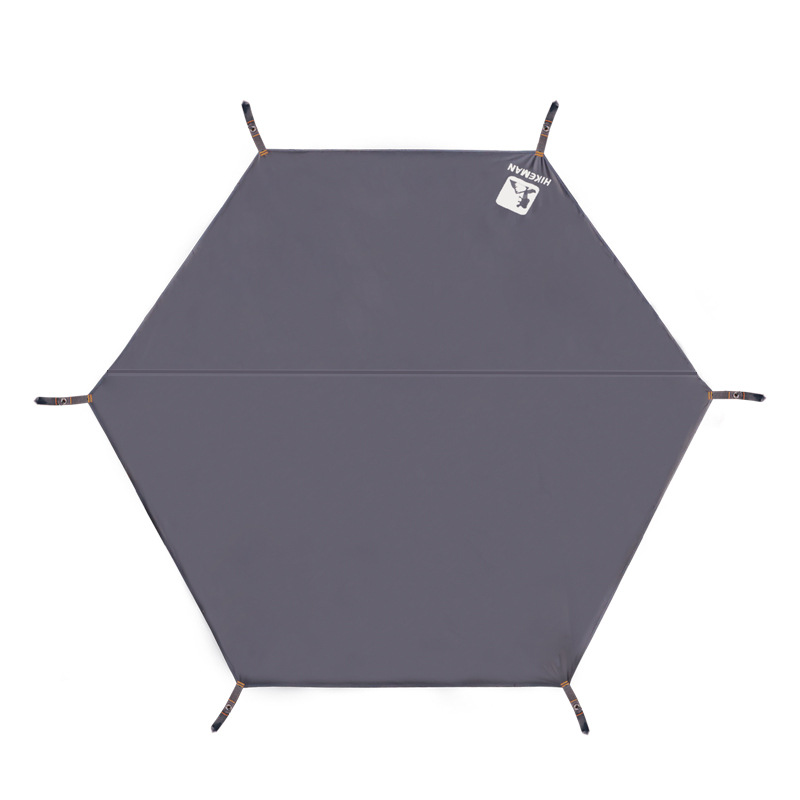 Outdoor Camping Tent Hexagon Floor Cloth Anti-grass Cloth Waterproof Moisture-proof Wear-resistant Oxford Mat Oversized Light picnic mat