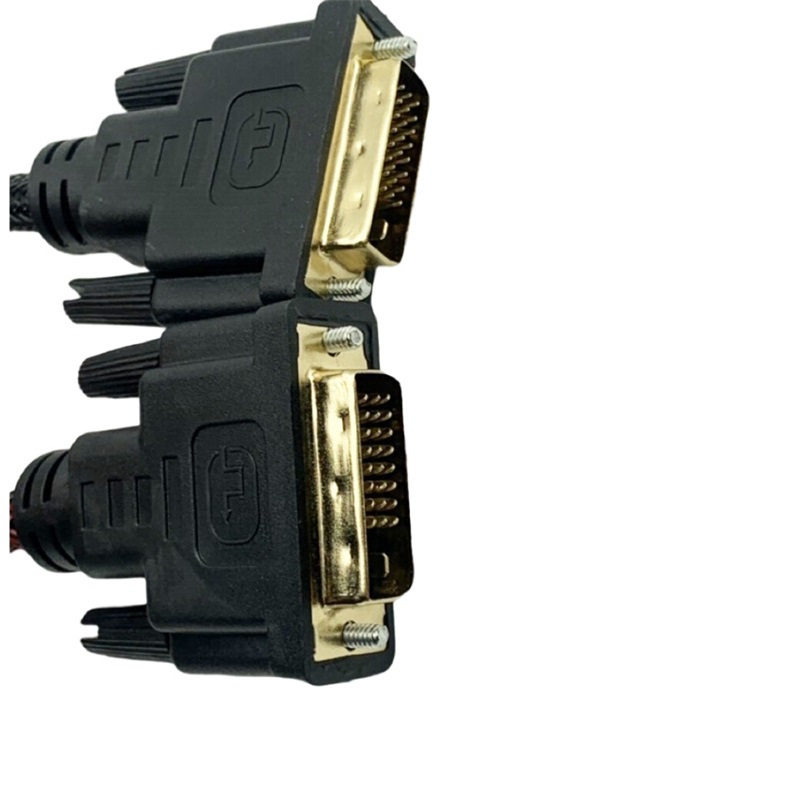 dvi cable gold-plated head 24+1 computer monitor cable dvi video signal HD cable male-to-male data cable