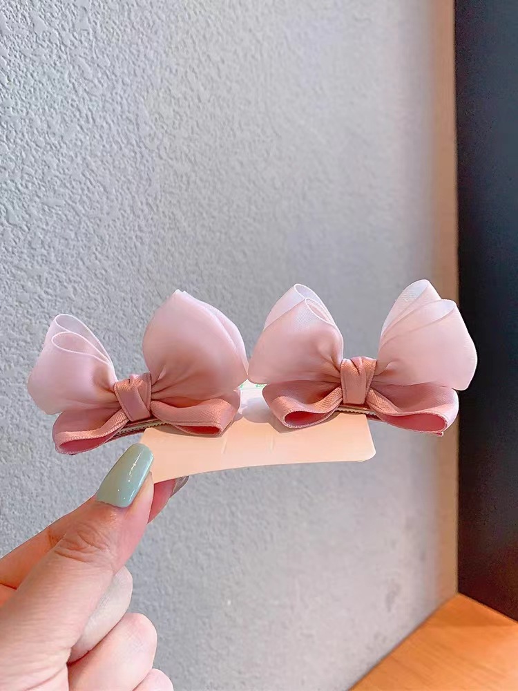 Kinder Haarnadel Kleines Mädchen Super Fee Bogen Paar Clip Baby Niedliche Prinzessin Haarnadel Haar Zubehör Mädchen Clip Kopfbedeckungen_voghion.com