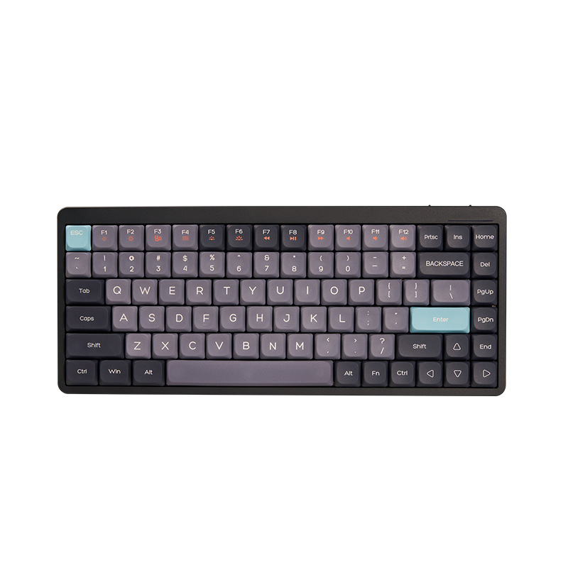 YK75 Three-Mode Mechanical Low Axis Keyboard 84-Key Office Game Mac/Win Notebook Tablet Bluetooth Keyboard