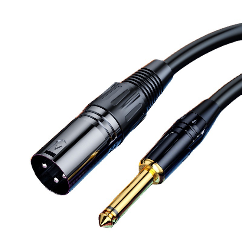 6.5 to Canon mother audio cable 6.35 big two-core XLR balanced microphone microphone mixer speaker audio cable